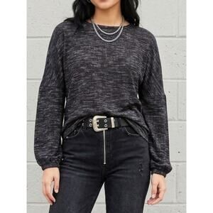 JUICY COUTURE Ribbed Bell Sleeve Top M NWT | Y2K Soft Girl Top